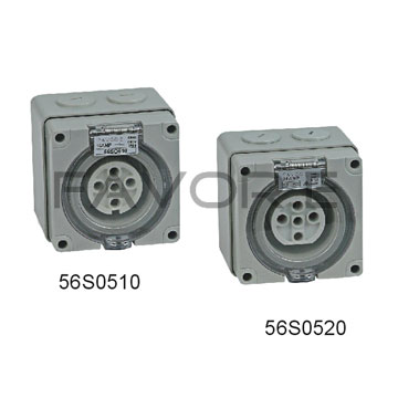 56SO 5 Round Pin Three Phase Socket-We are the professional IP66 56SO 3 Flat Pin Single Phase Socket manufacturer and supplier,IP66 56SO 3 Flat Pin Single Phase Socket have good quality,pls send the enquiry of IP66 56SO 3 Flat Pin Single Phase Socket to sales@chnfavor.com