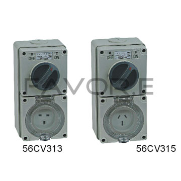 56CV 3 Flat Pin Single Phase Combination Switched Socket-We are the professional IP66 56CSC Three Phase 4 Round Pin Female Plug manufacturer and supplier,IP66 56CSC Three Phase 4 Round Pin Female Plug have good quality,pls send enquiry of IP66 56CSC Three Phase 4 Round Pin Female Plug to sales@chnfavor.com