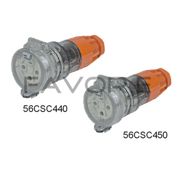 56CSC 4 Round Pin Three Phase Female Plug