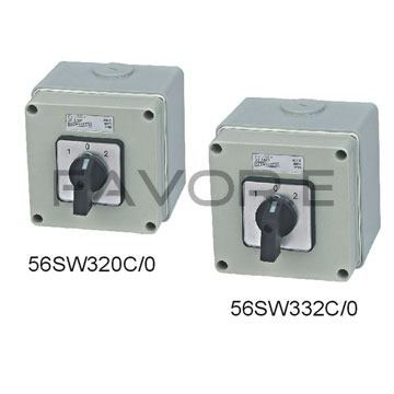 56SW Three Phase Square Changeover Switch